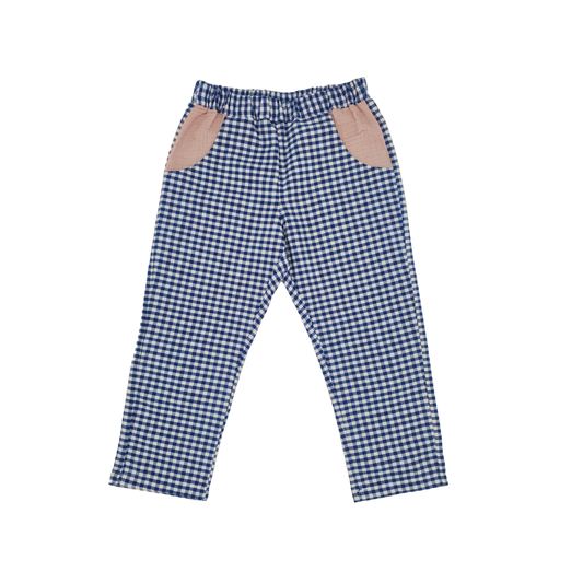 pantalon mixte à poches coupe confortable pratique vêtement enfant upcycling écoresponsable made in france